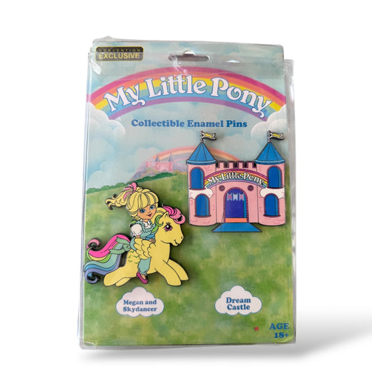 My Little Pony Megan Skydancer and Dream Castle Pin Set