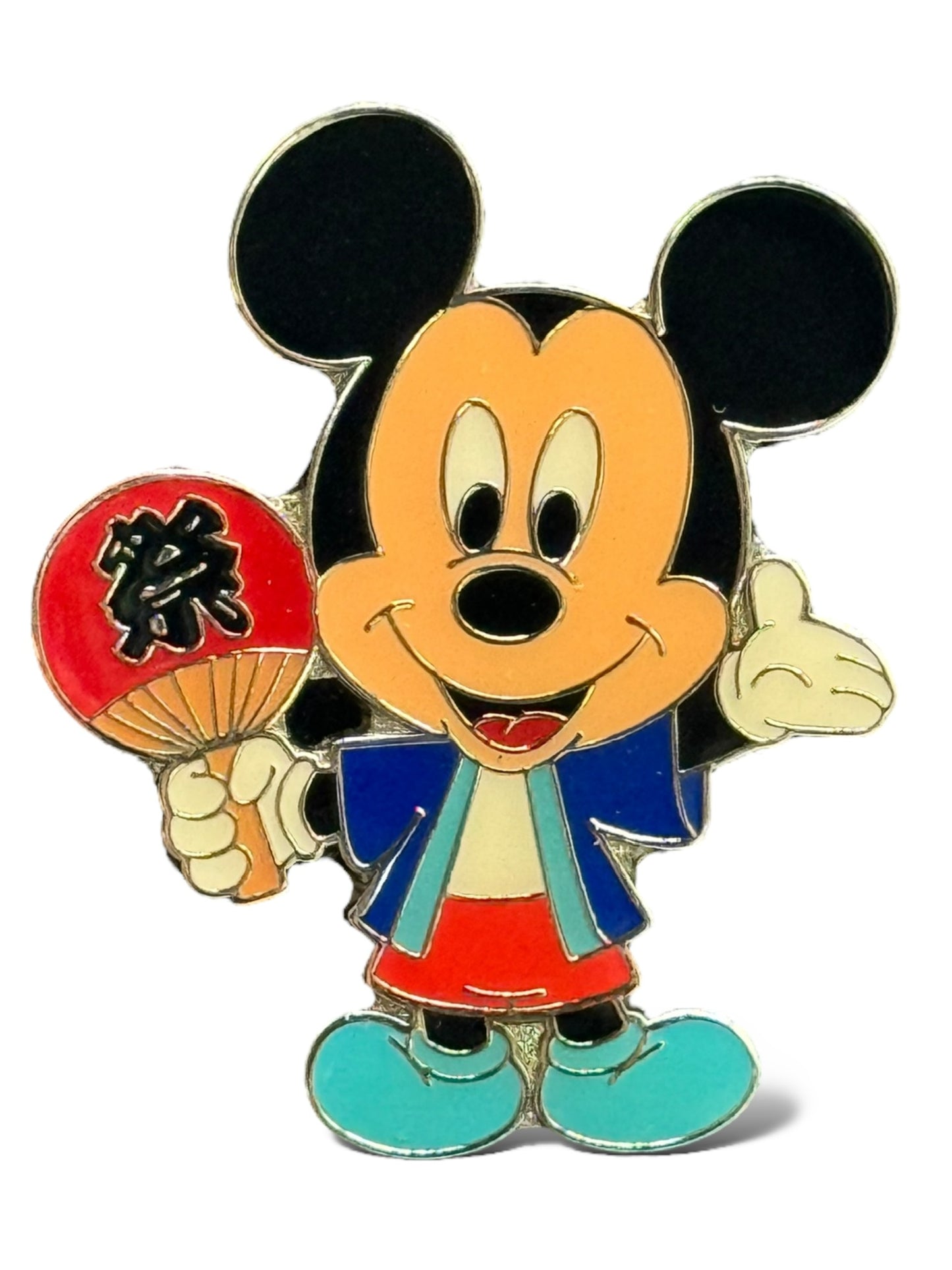 TDR Game Prize Mickey Japanese Happi Coat Pin