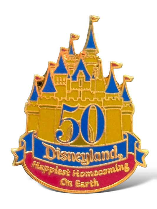 DLR Disneyland 50th Anniversary Happiest Homecoming on Earth Pin
