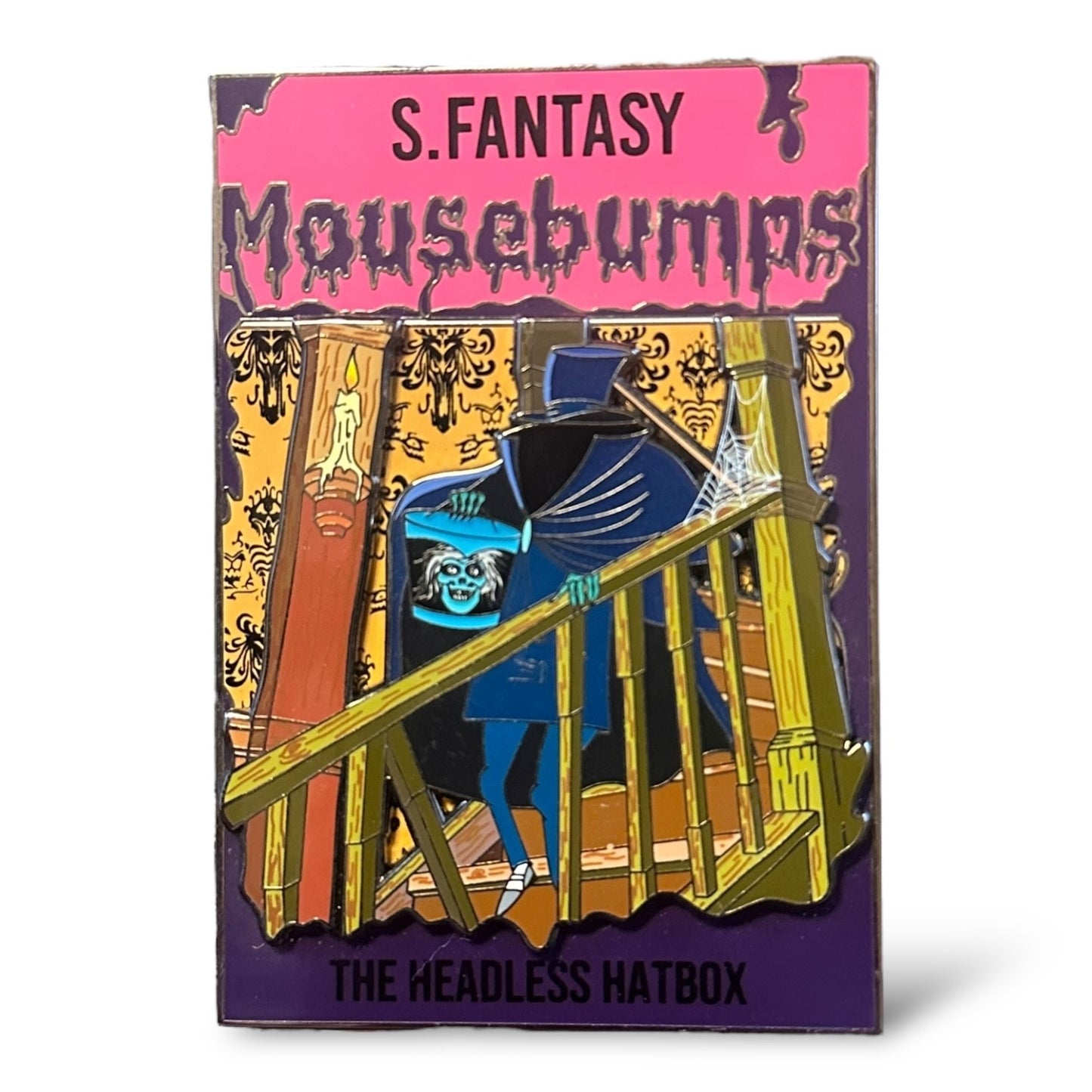 Mousebumps Headless Hatbox Fantasy Pin