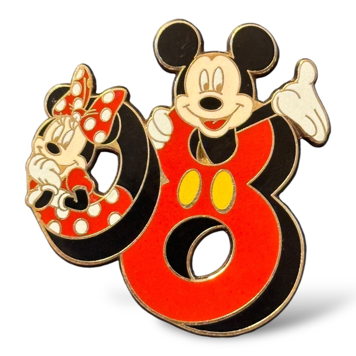 Disney Parks Mickey and Friends 2008 Minnie and Mickey Pin