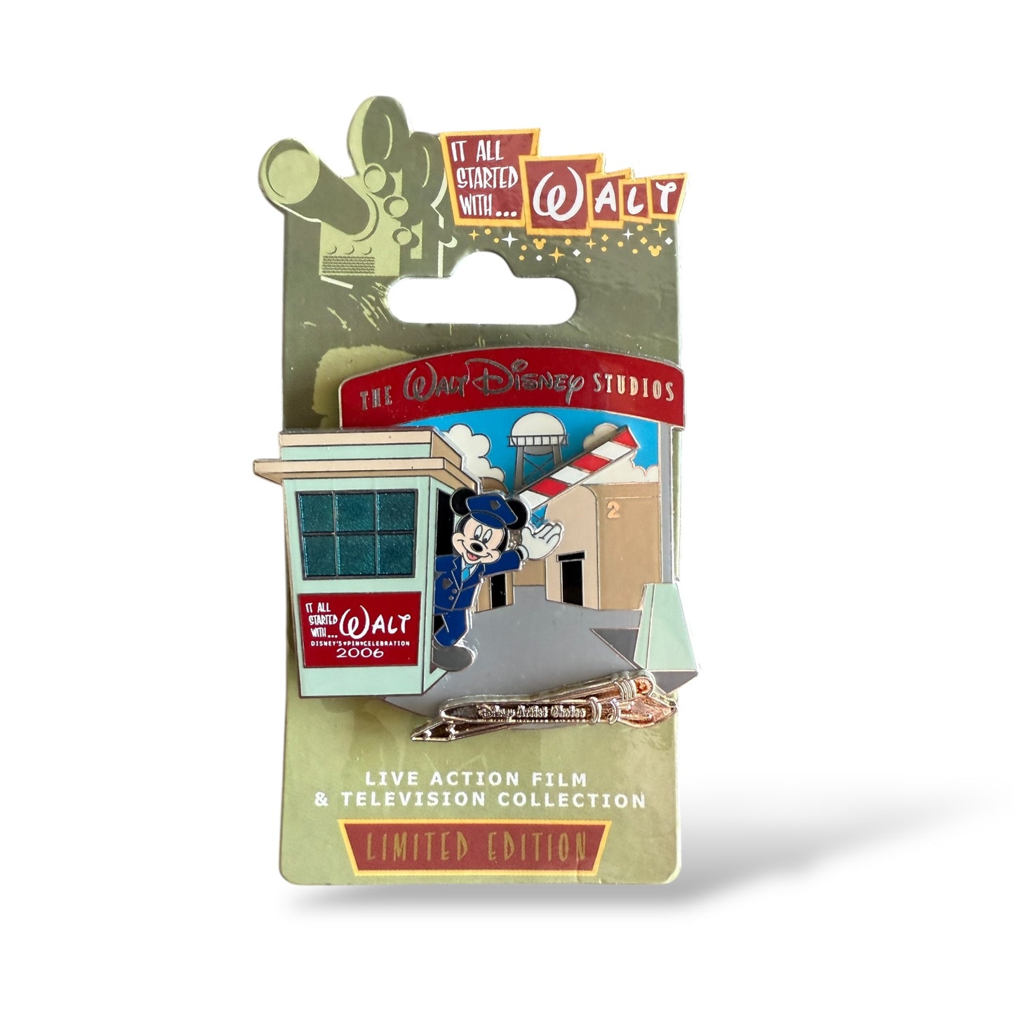 WDW It All Started With Walt Film and Television Walt Disney Studios Mickey Gate Pin