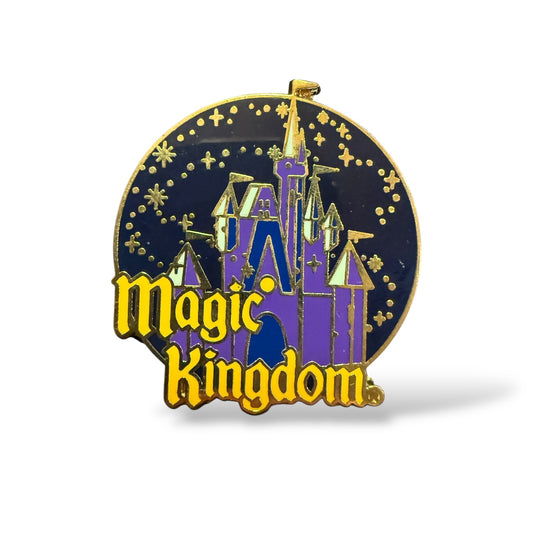 WDW Booster Collection 4 Parks Logo Magic Kingdom Pin