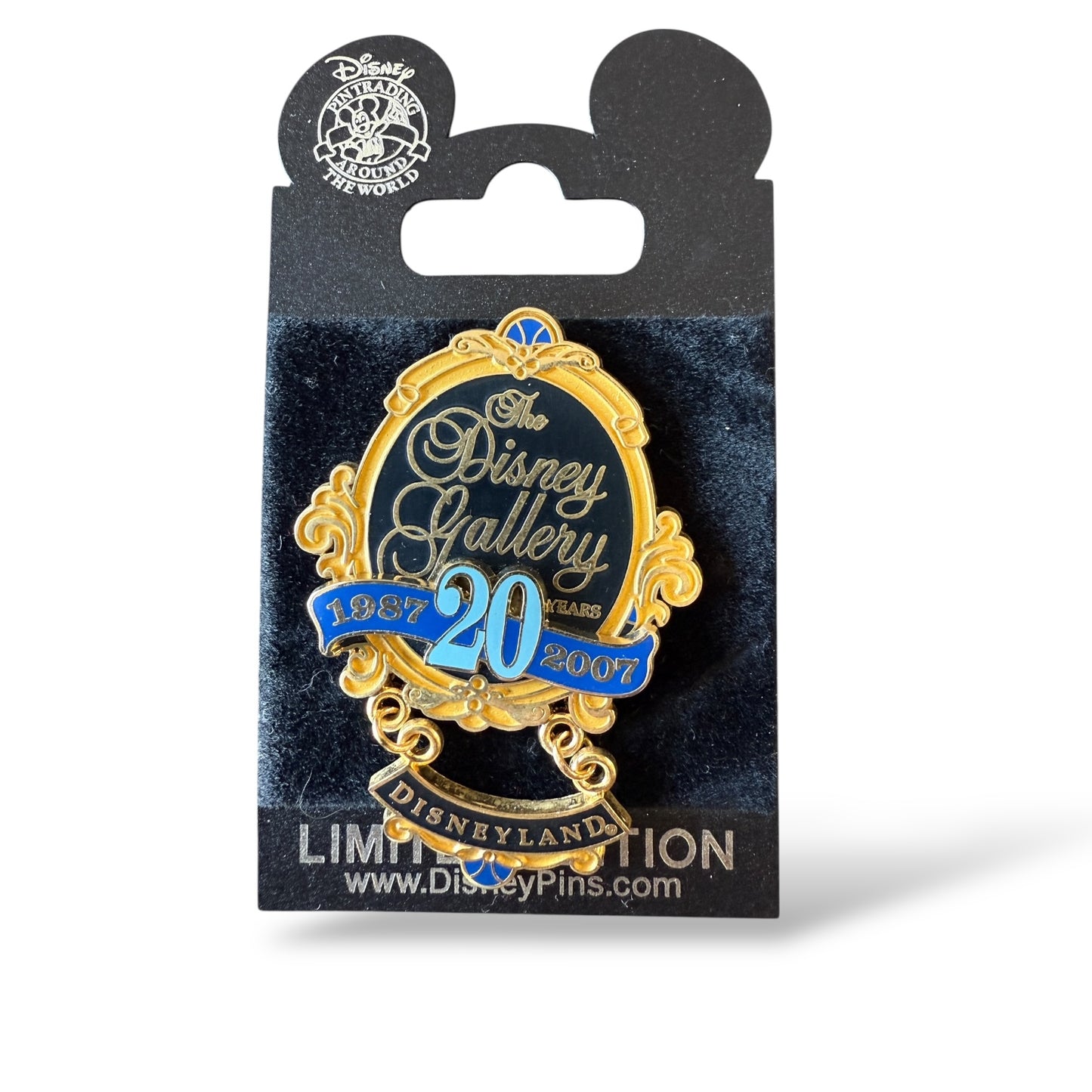 DLR The Disney Gallery 20th Anniversary Pin