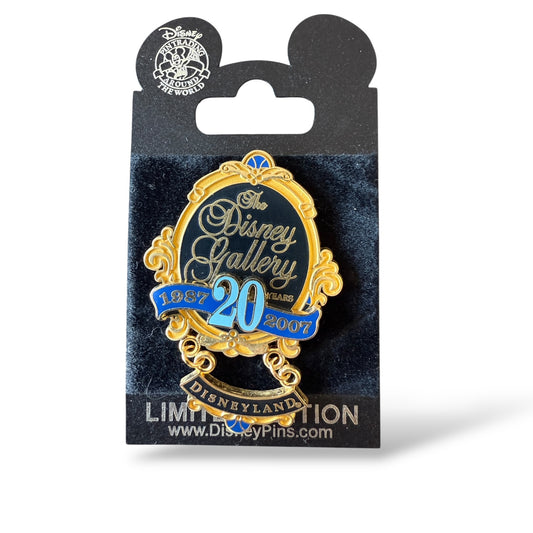 DLR The Disney Gallery 20th Anniversary Pin