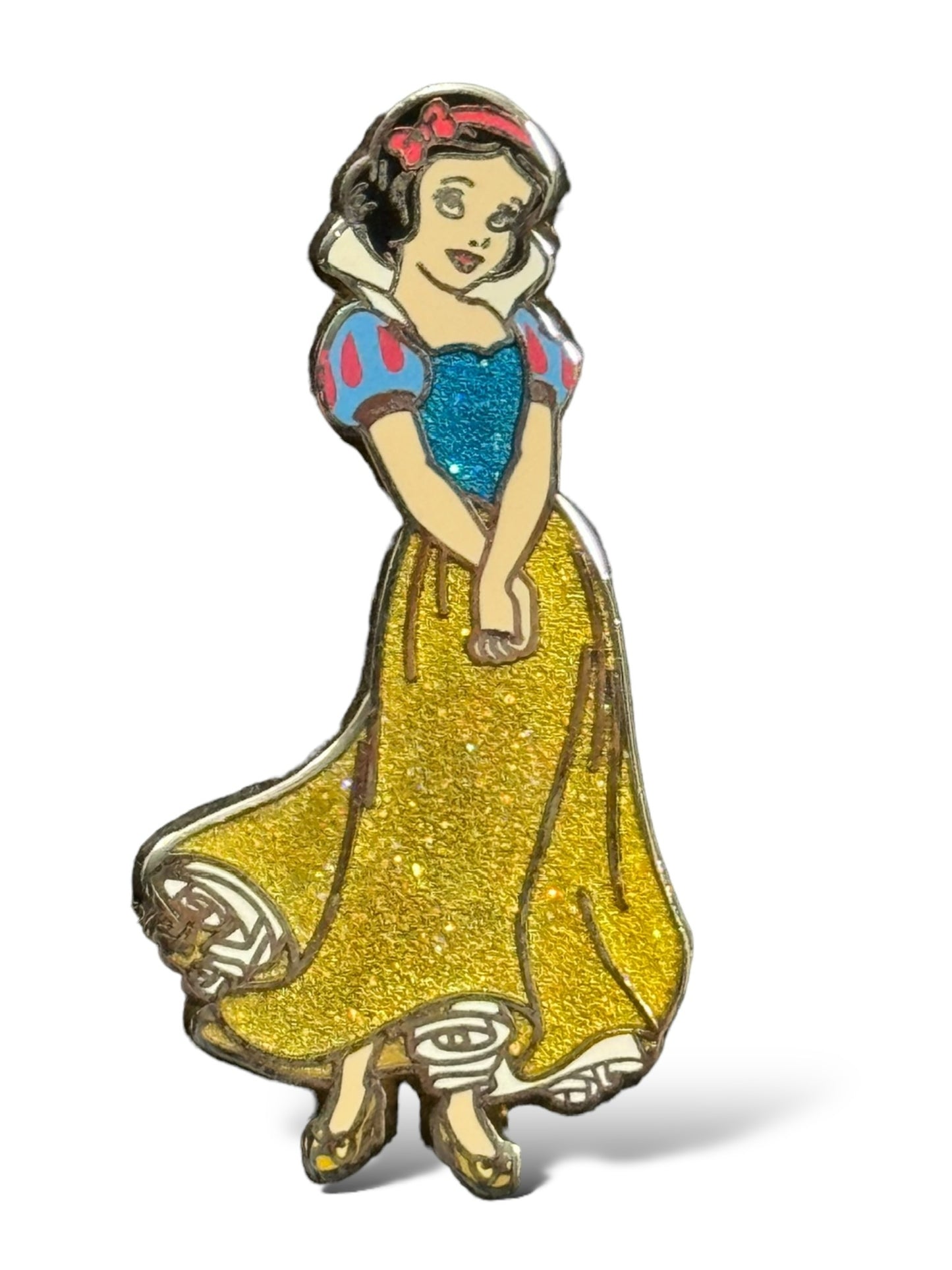 Disney Parks Princess Glitter Dress Snow White Pin