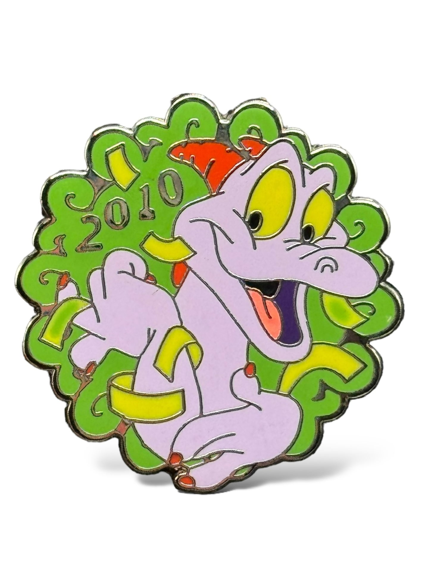 WDW Happy New Year 2010 Mini Figment Pin