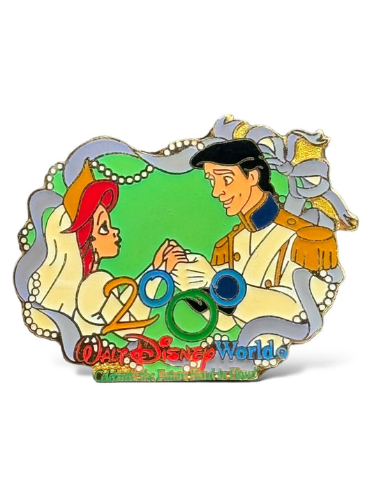 WDW Wedding 2000 Ariel & Prince Eric Pin