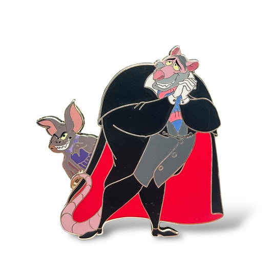 WDI Villains and Sidekicks Professor Ratigan with Fidget Pin