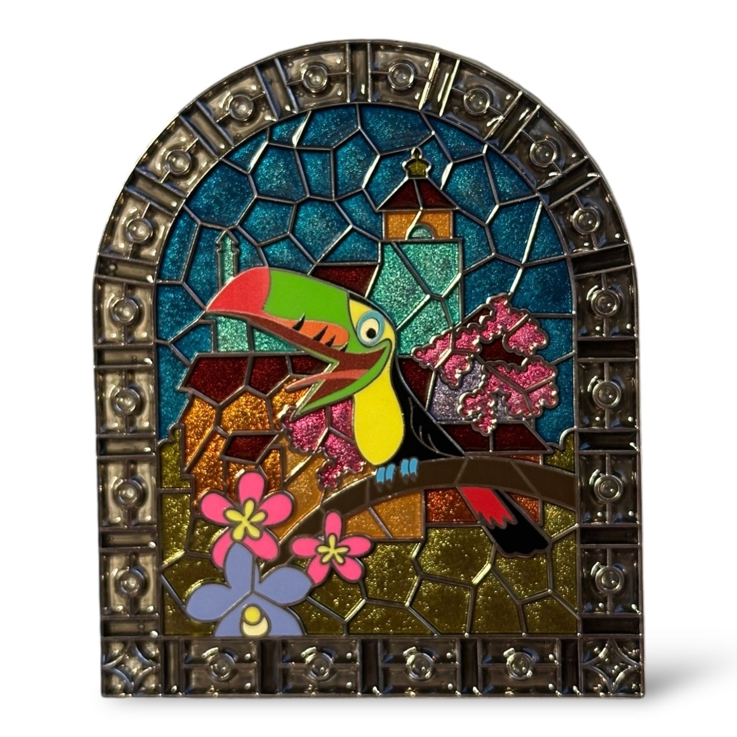 WDI Stain Glass Birds Pico Pin