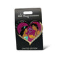 WDI Valentine Jeweled Heart Aladdin and Jasmine Pin