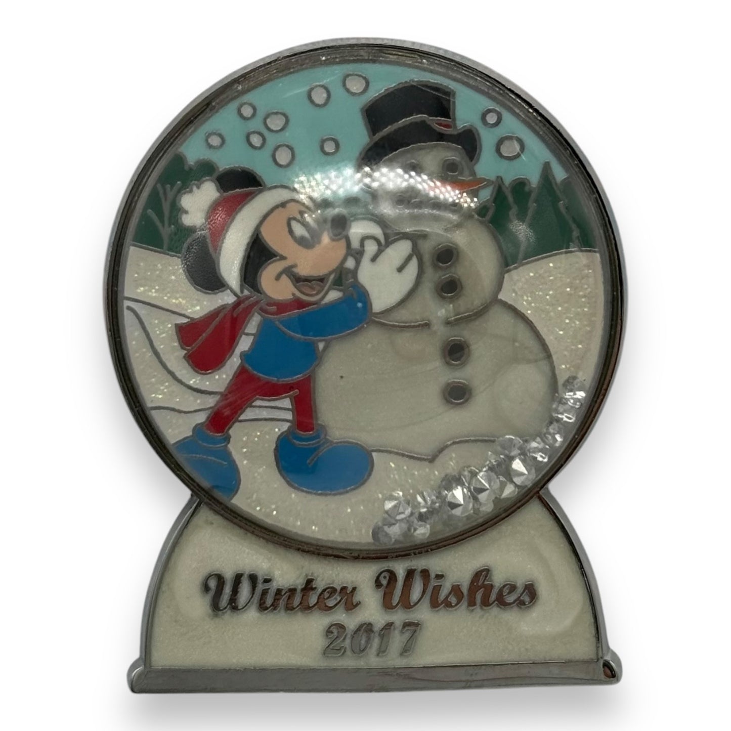 WDW Winter Wishes 2017 Snow Globe Pin Set