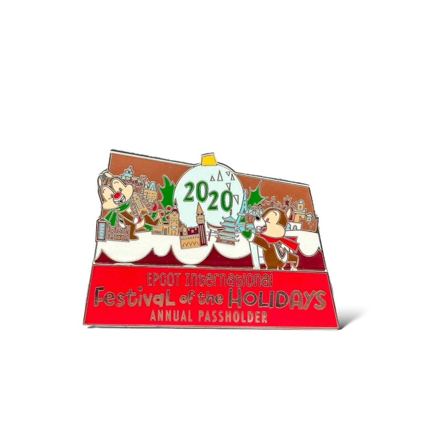 WDW Epcot Festival of the Holidays 2020 Annual Passholder Pin