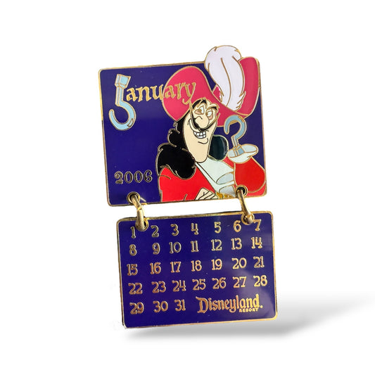 DLR Calendar January Captain Hook Pin