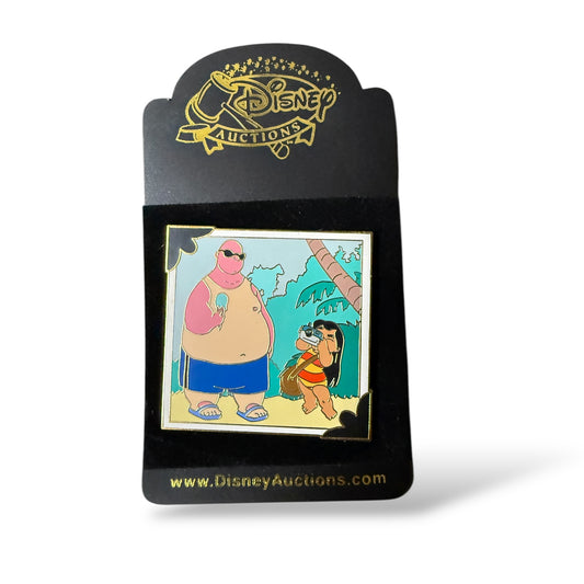 Disney Auctions Lilo and Stitch Snapshot Male Tourist Pin