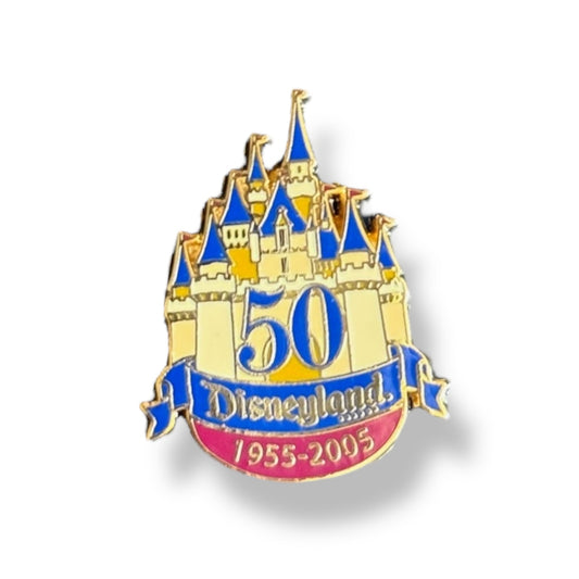 DEC Disneyland 50th Anniversary Castle Pin