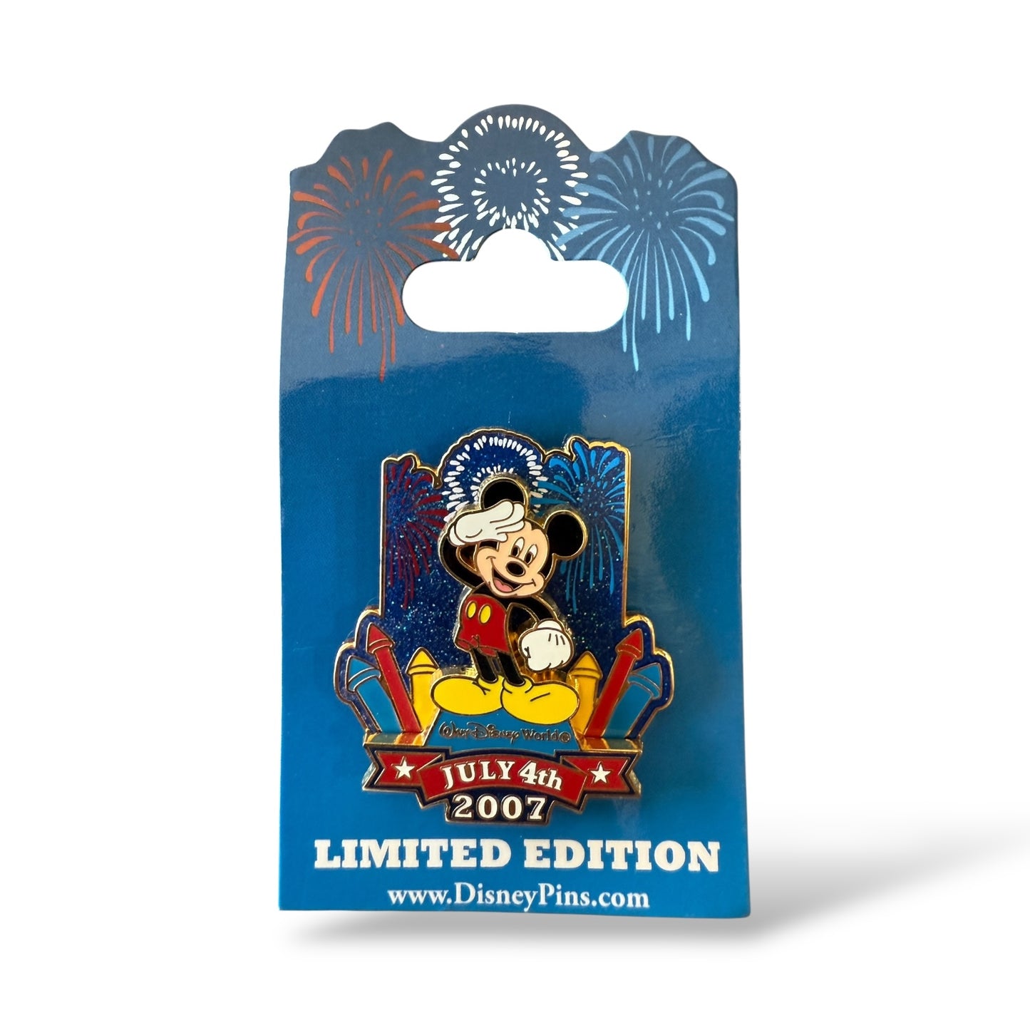 WDW July 4th 2007 Mickey Mouse Pin