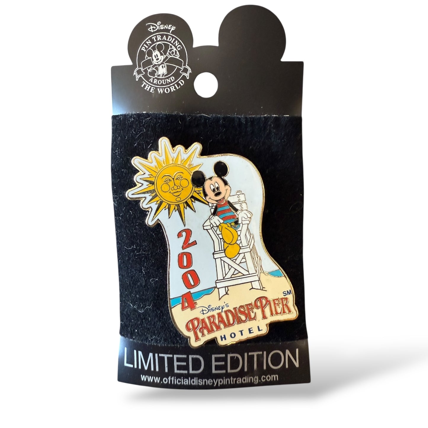 DLR Paradise Pier Hotel Lifeguard Mickey 2004 Pin