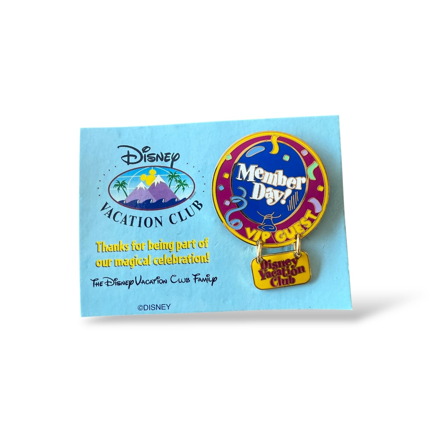 DVC Member Day Dangle Pin