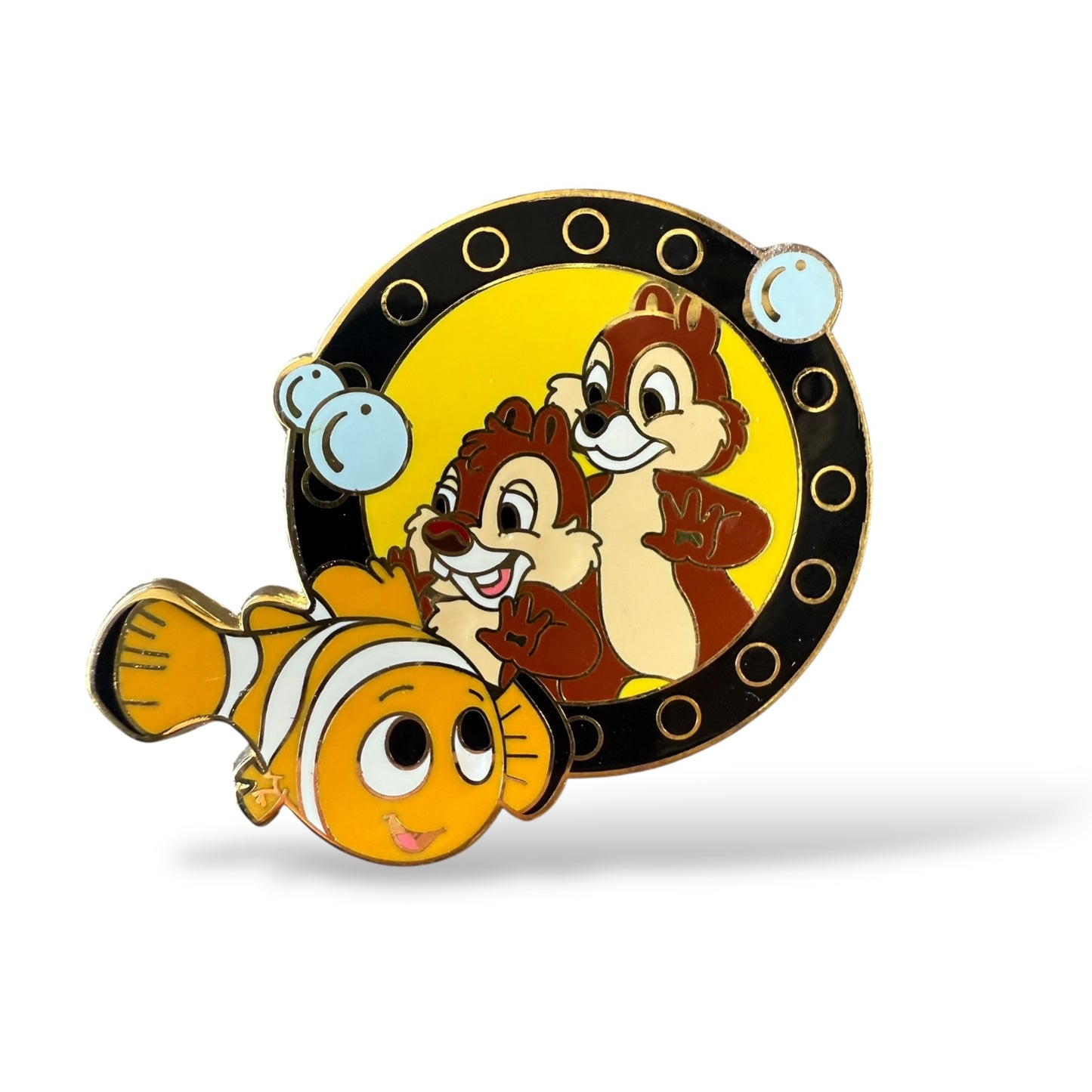 DLR E-Ticket Deluxe Starter Chip n' Dale on Nemo's Submarine Voyage Pin