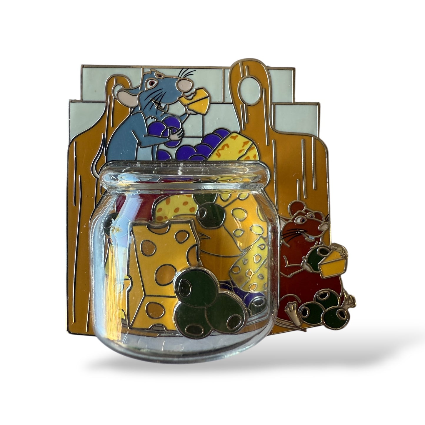 Disney Parks Magical Collections Remy and Emile 3D Jar Pin