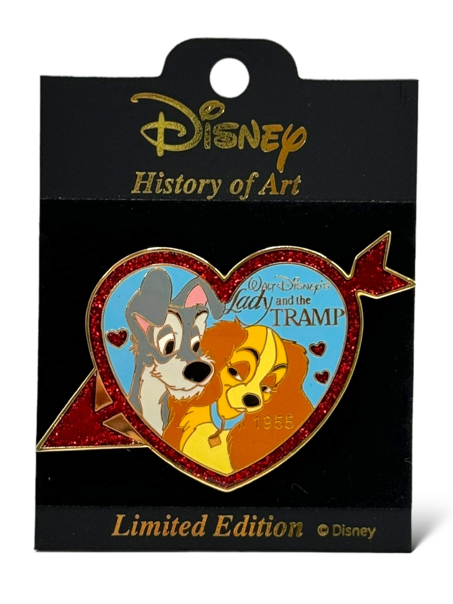 JDS History of Art Lady and The Tramp Pin