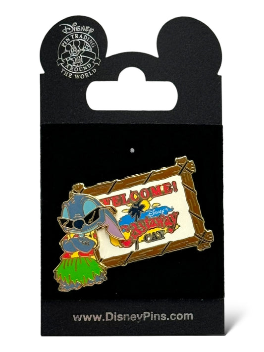 DCL Stitch Castaway Cay Island Pin