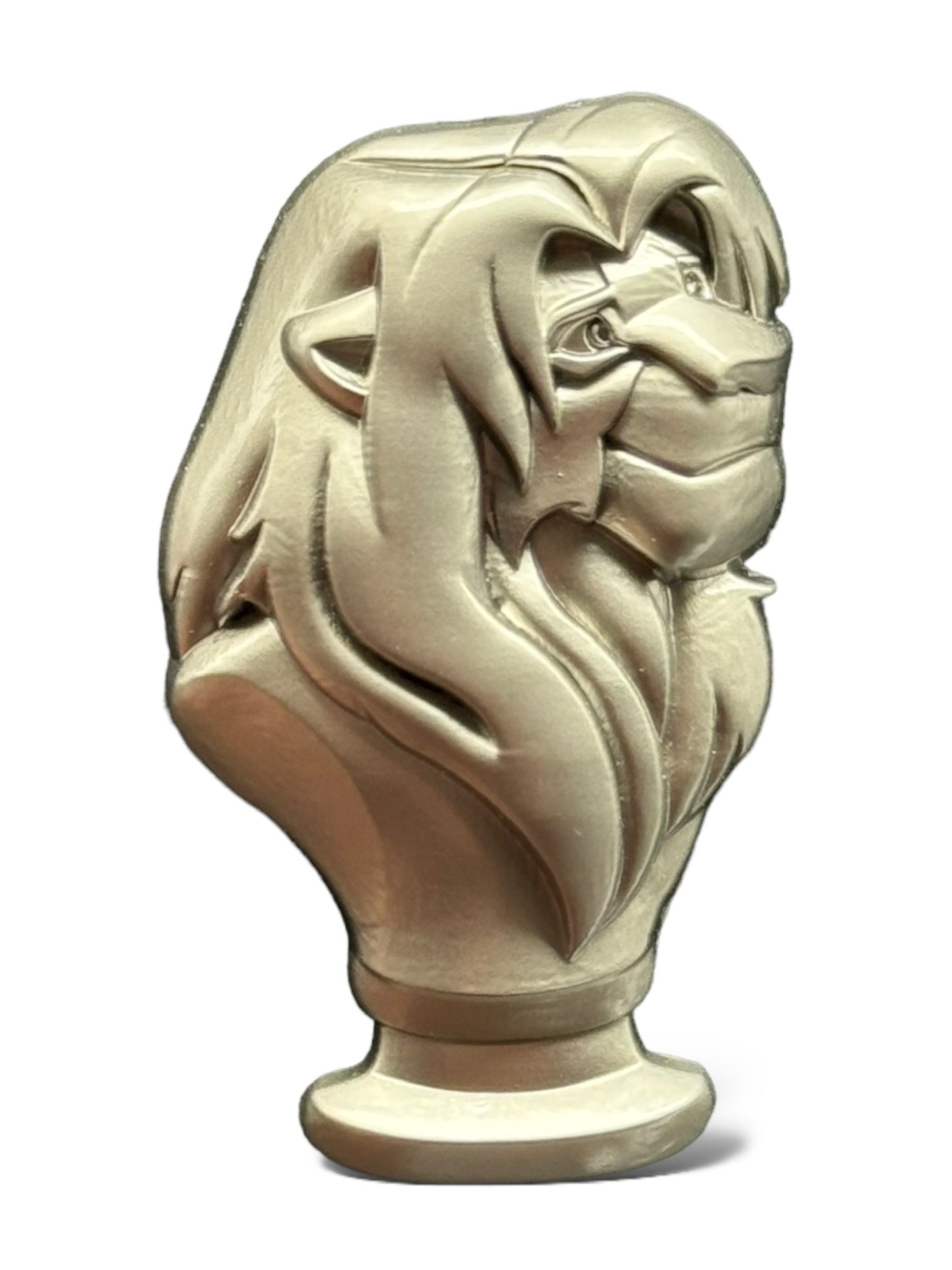 WDW Heroes vs. Villains Hall of Sculpted Busts Simba Pin