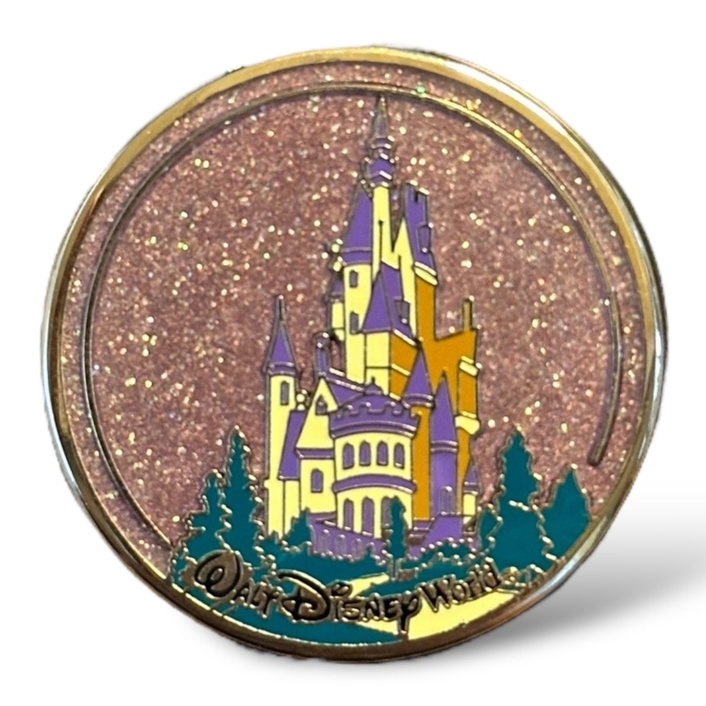 WDW Sparkle Compact Beauty and Beast Belle Pin