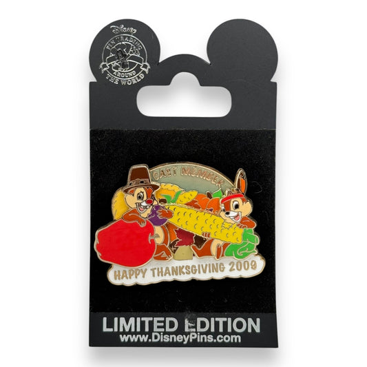 DEC Happy Thanksgiving 2009 Chip n' Dale Pin