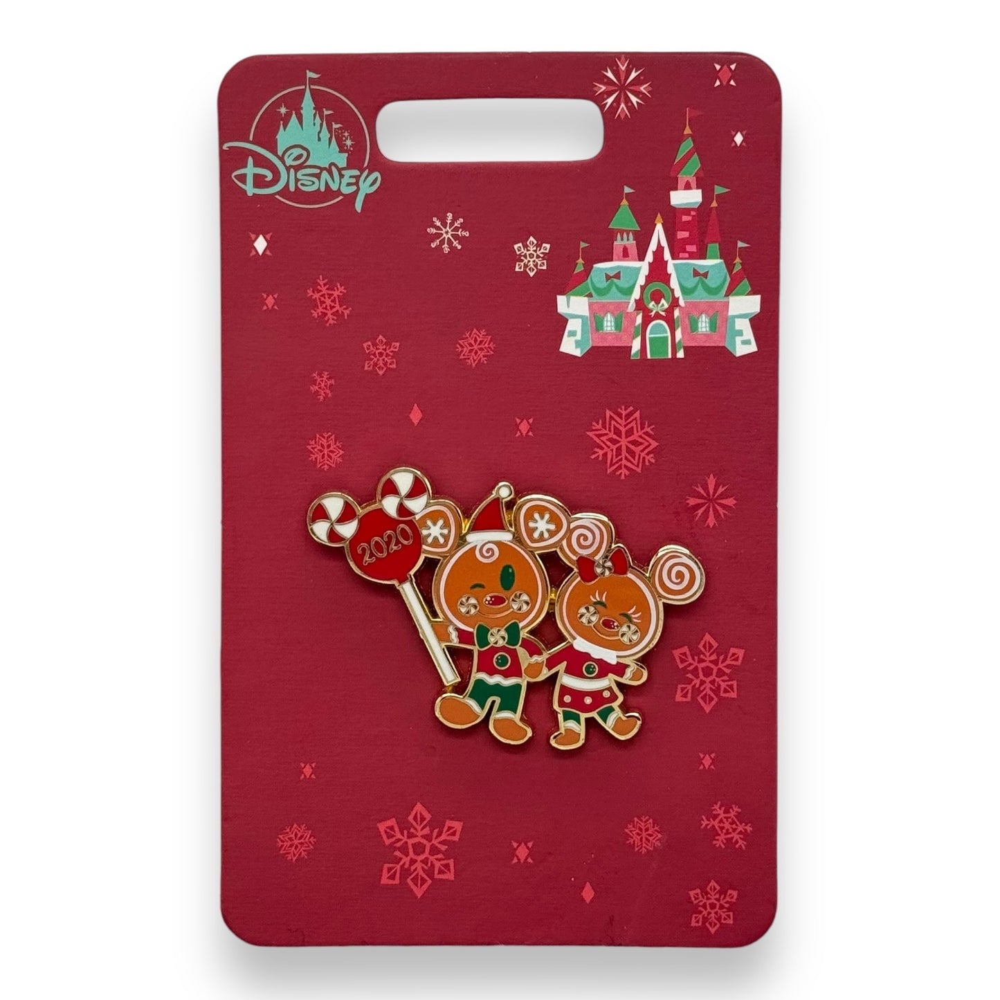 Disney Parks Minnie and Mickey as Gingerbread Cookies 2020 Pin