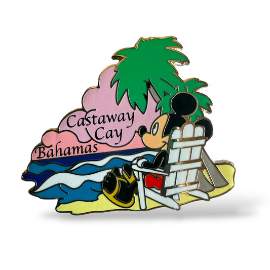 DCL Mickey at Castaway Cay Pin