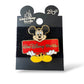 WDW Mickey Holding Red Sign Pin