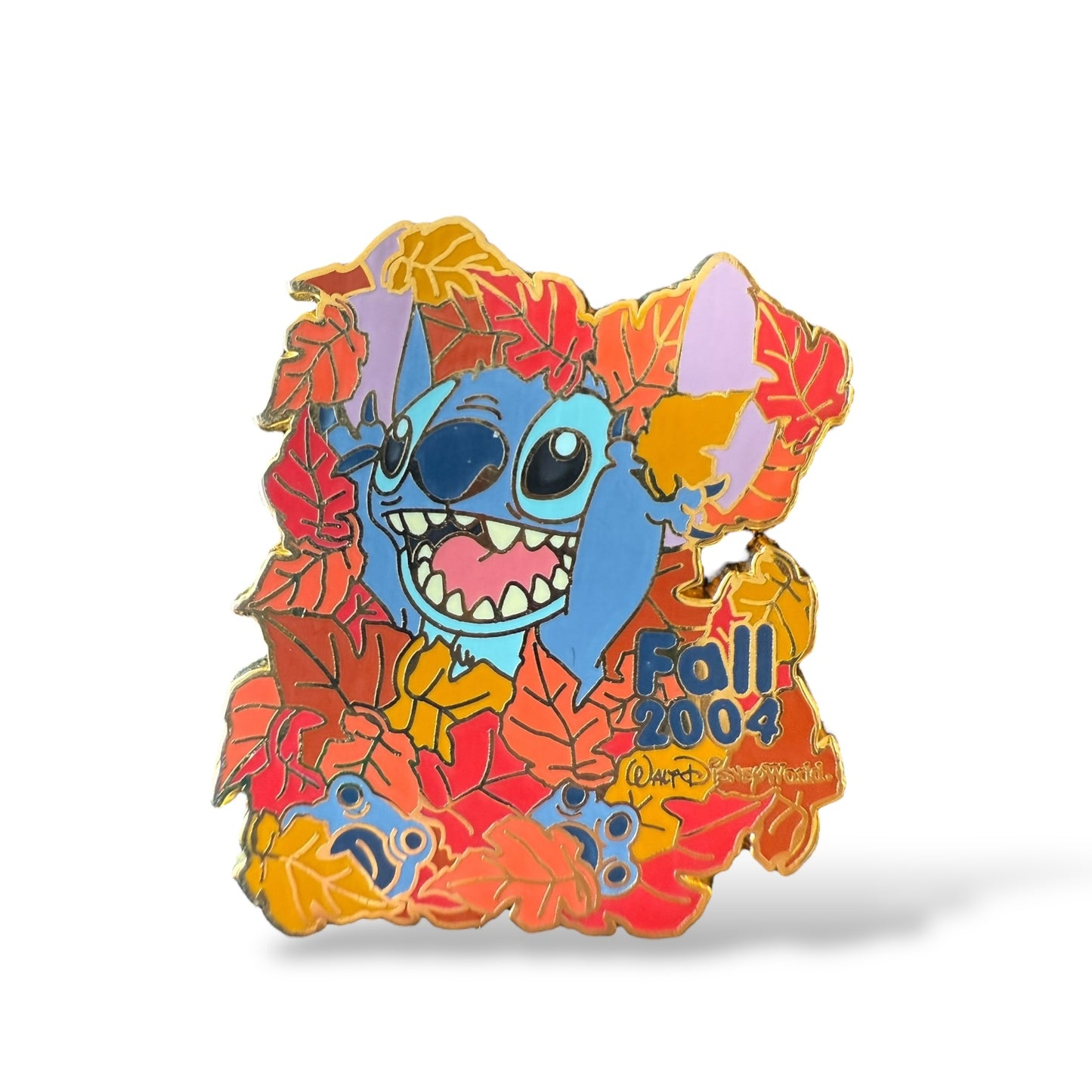 WDW Fall 2004 Stitch Leaves Pin