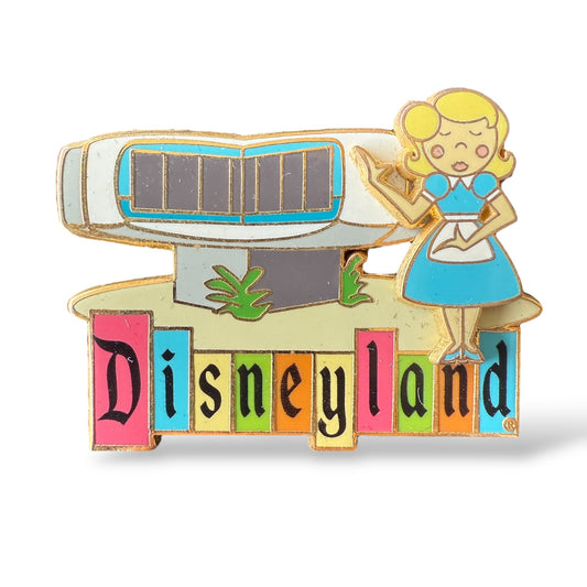 DLR 50th Anniversary Retro House of The Future Pin
