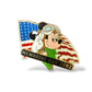 WDW Memorial Day 2002 American Flag Mickey Pin