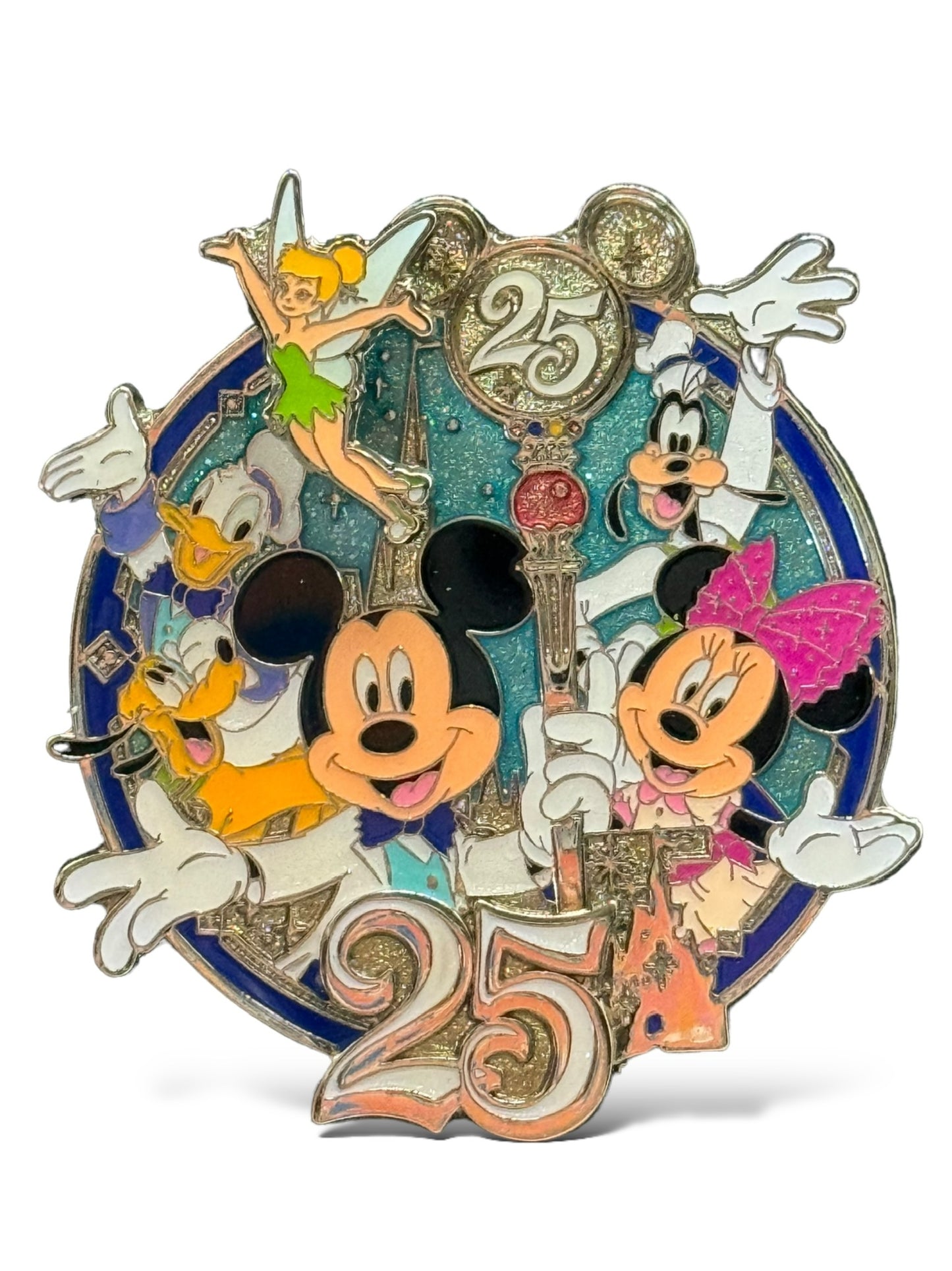 TDR 25th Anniversary Mickey and Friends Celebration Pin