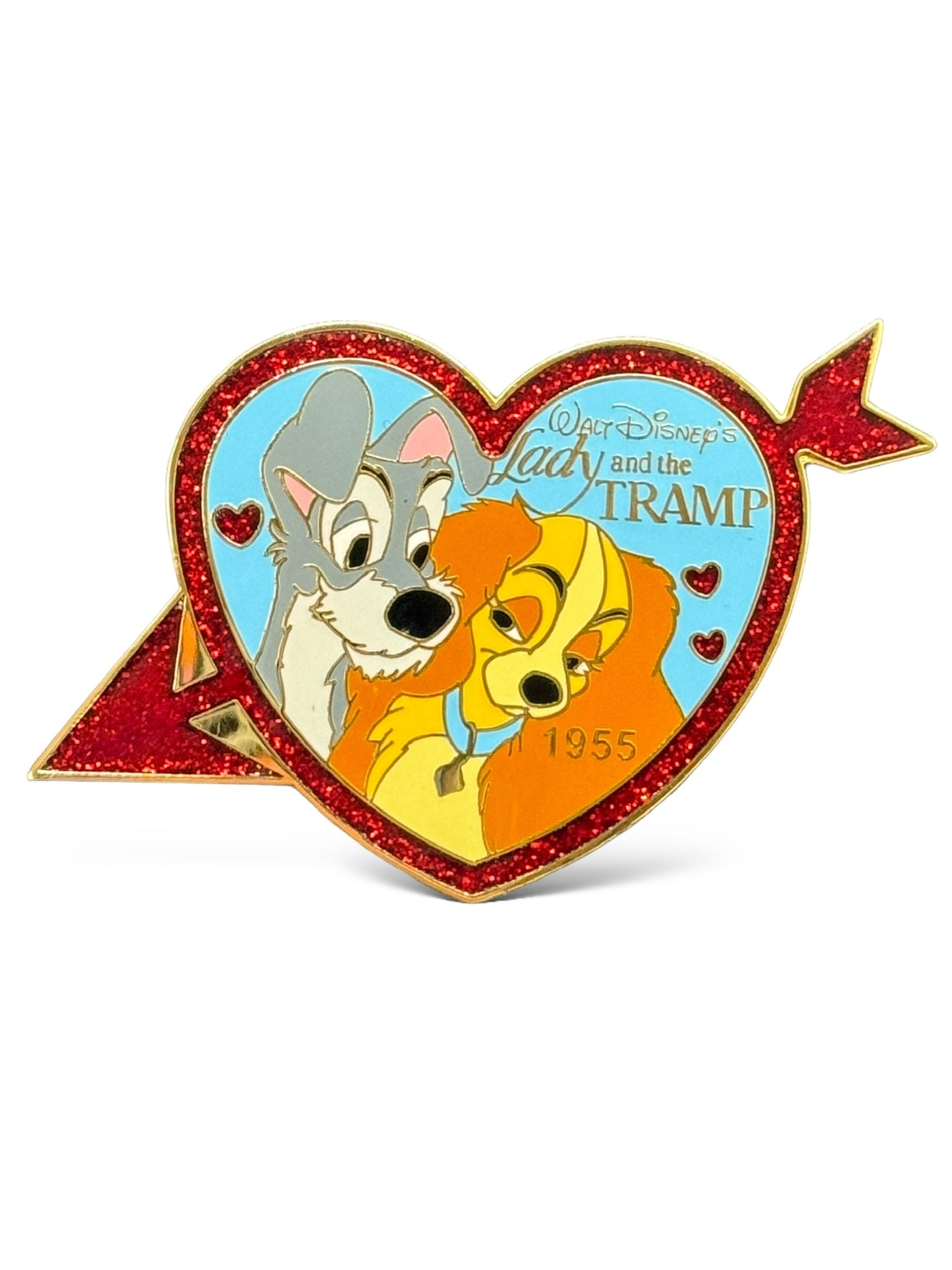 JDS History of Art Lady and The Tramp Pin