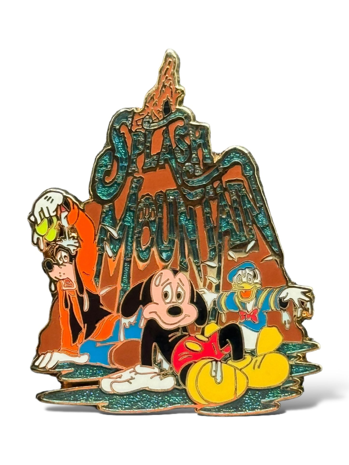 WDW Mickey Mouse and Friends Splash Mountain Pin