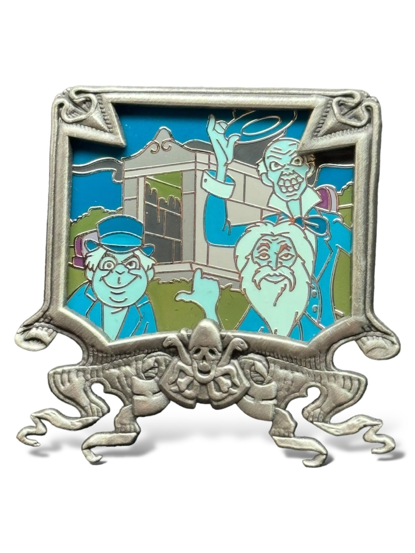 WDW Gold Card The Haunted Mansion Hitchhiking Ghosts Pin