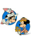 Disney Parks Mickey & Minnie as Mary Poppins & Bert 2 Pin Set