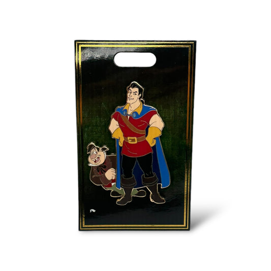 WDI Villains and Sidekicks Gaston with LeFou Pin