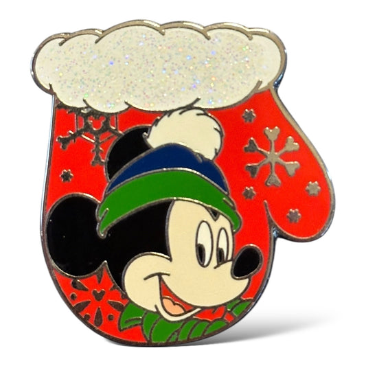 Disney Parks Christmas Mitten Mickey Pin