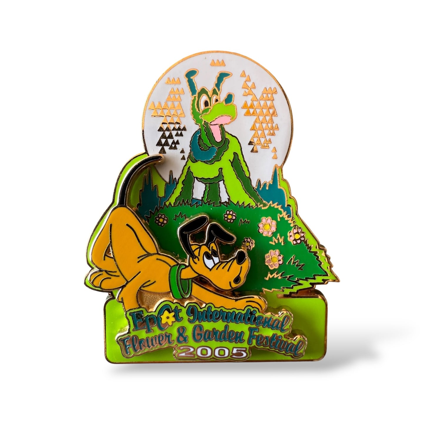 WDW Passholder Exclusive 2005 Epcot International Flower & Garden Festival Pluto Pin