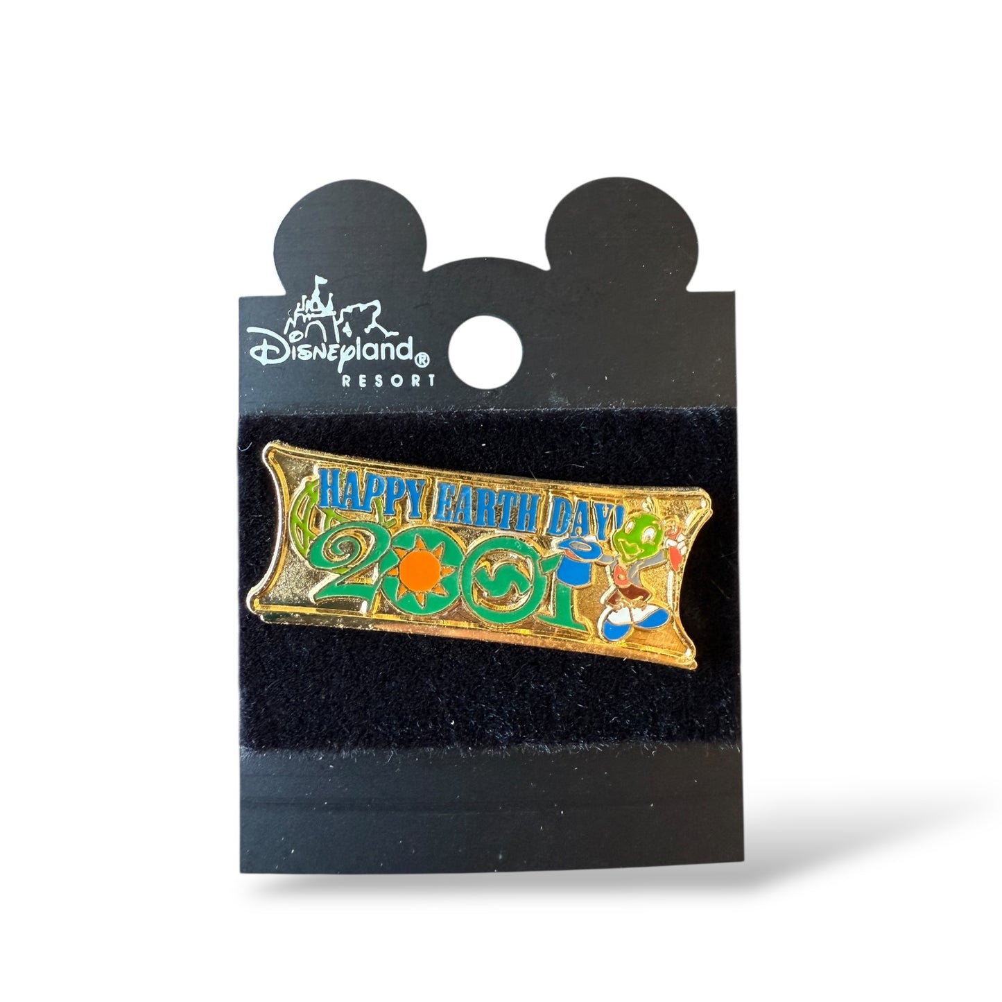 DLR Happy Earth Day 2001 Jiminy Cricket Pin