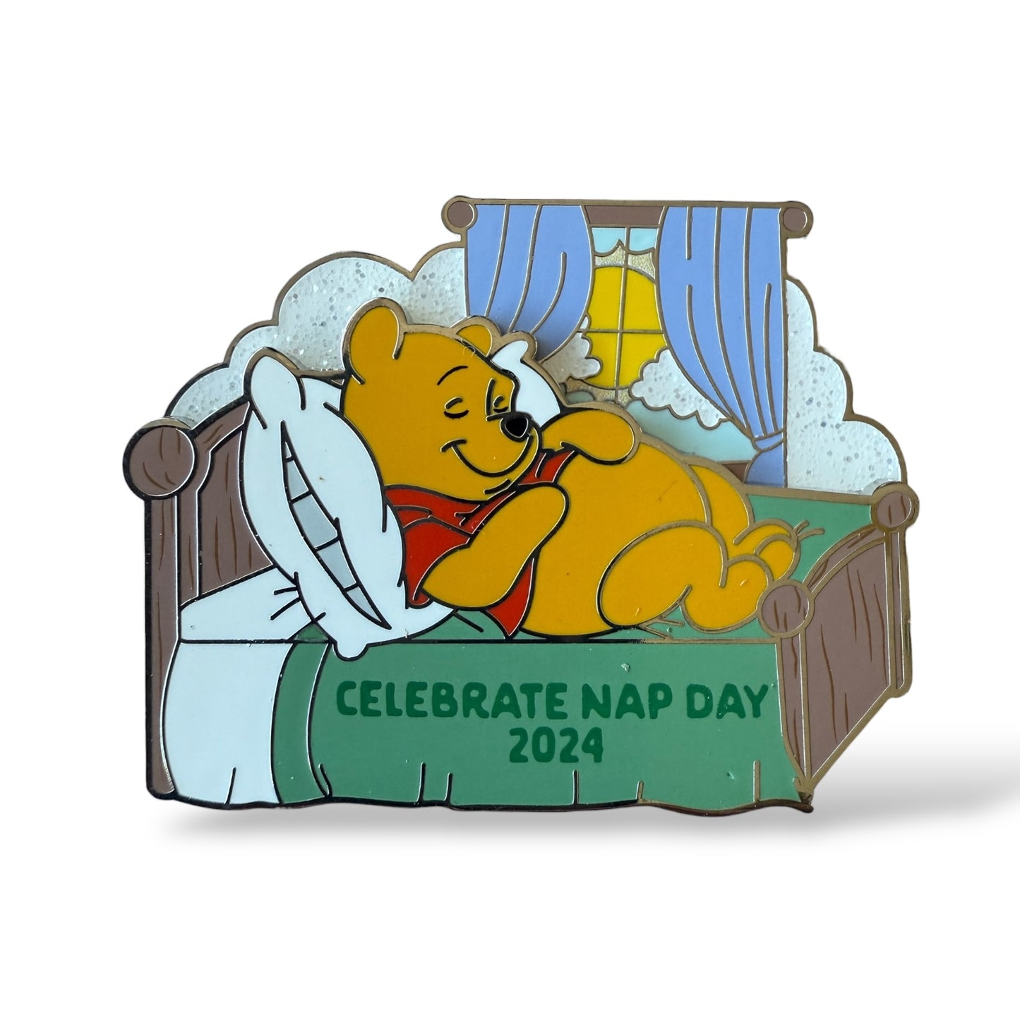 Disney Parks Celebrate Nap Day 2024 Winnie The Pooh Pin