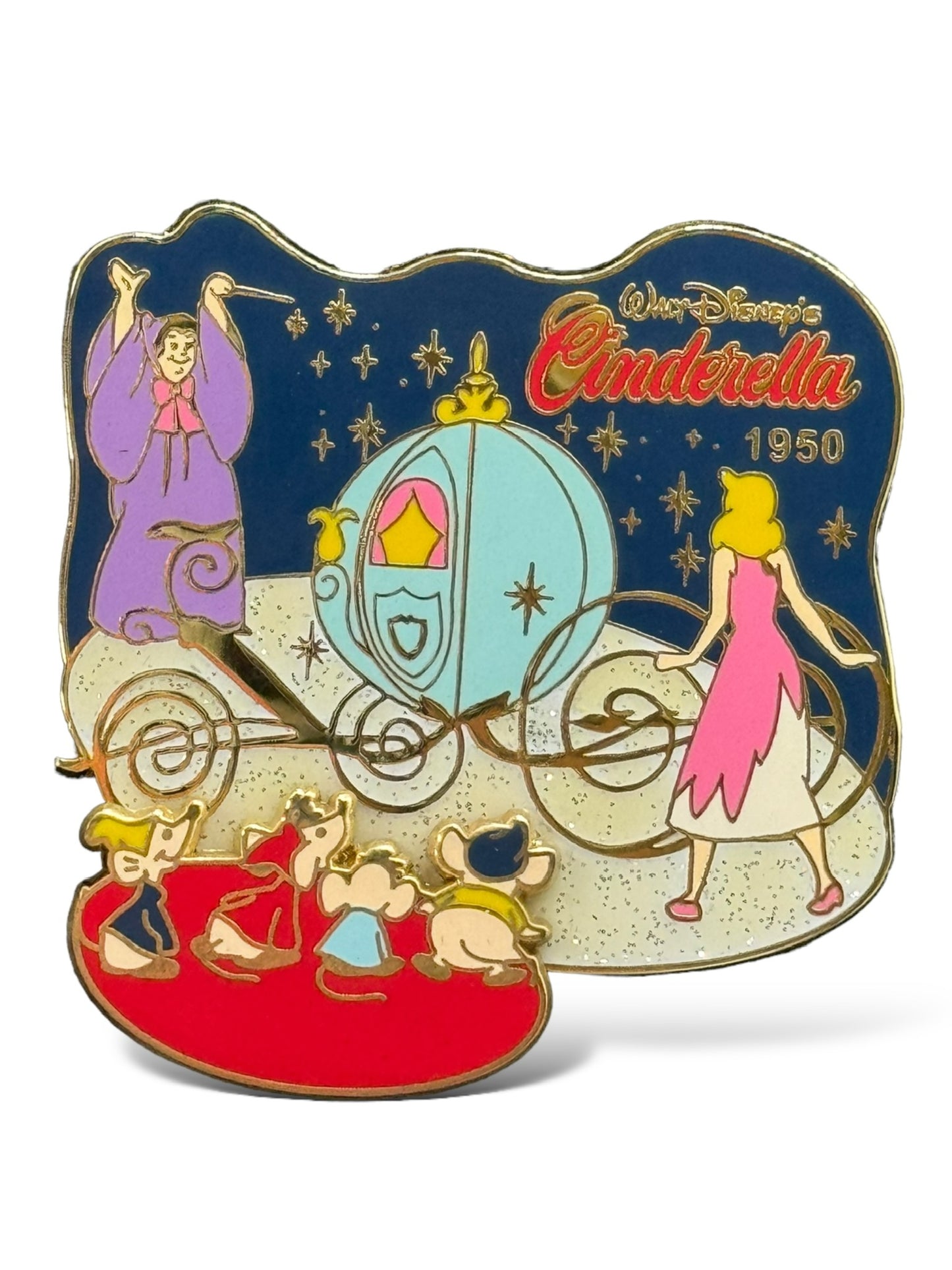 JDS History of Art Cinderella and Fairy Godmother Pin