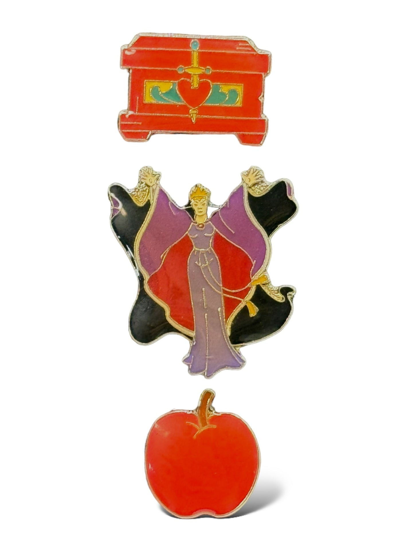 JDS Minis Snow White and The Seven Dwarfs Evil Queen 3 Pin Set