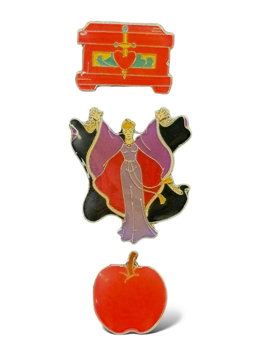 JDS Minis Snow White and The Seven Dwarfs Evil Queen 3 Pin Set