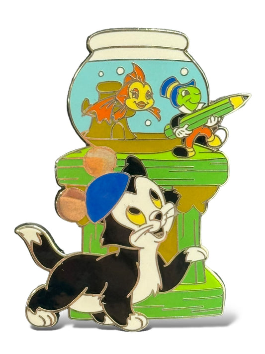 TDR 25th Anniversary Character Sketch Figaro Pin